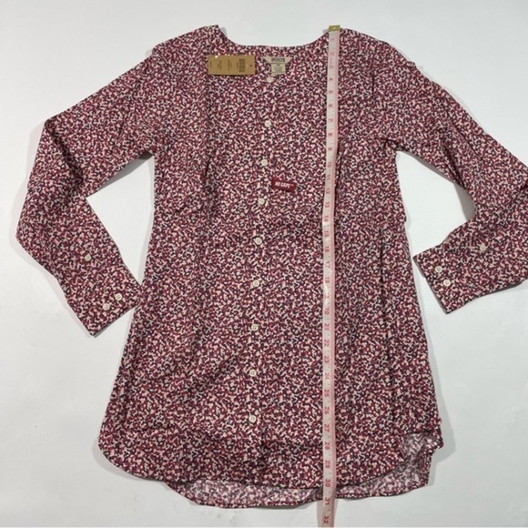 New Duluth Wrinklefighter Tunic Shirt Size XS Multi Print Pockets - Picture 6 of 6